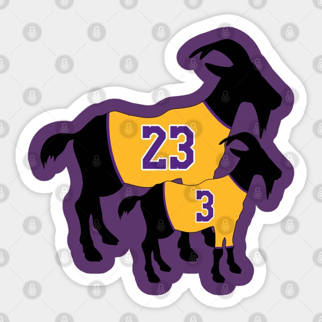 Lakers GOATS Sticker by slawisa